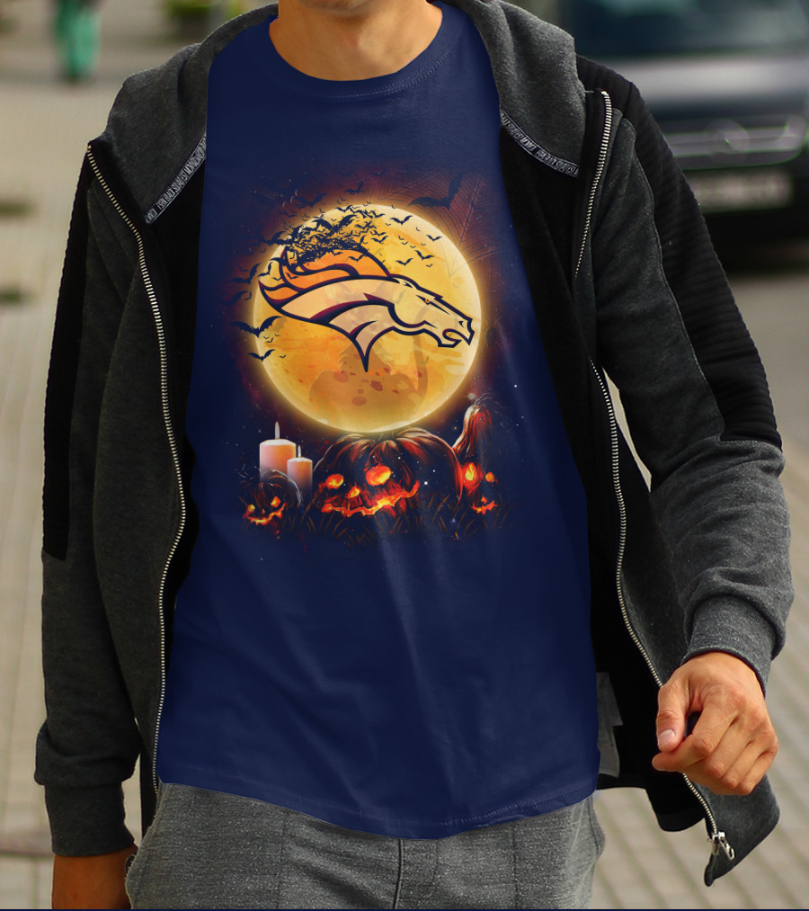 Denver Broncos Halloween T-Shirt