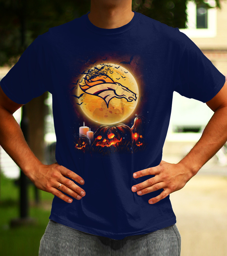 Denver Broncos Halloween T-Shirt