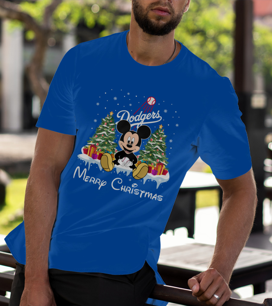 Dodgers Merry Christmas T-Shirt