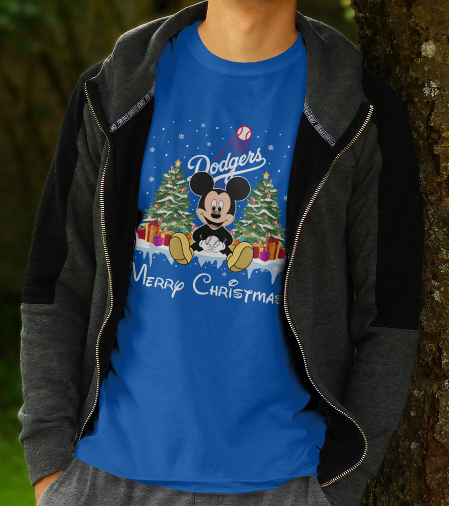 Dodgers Merry Christmas T-Shirt