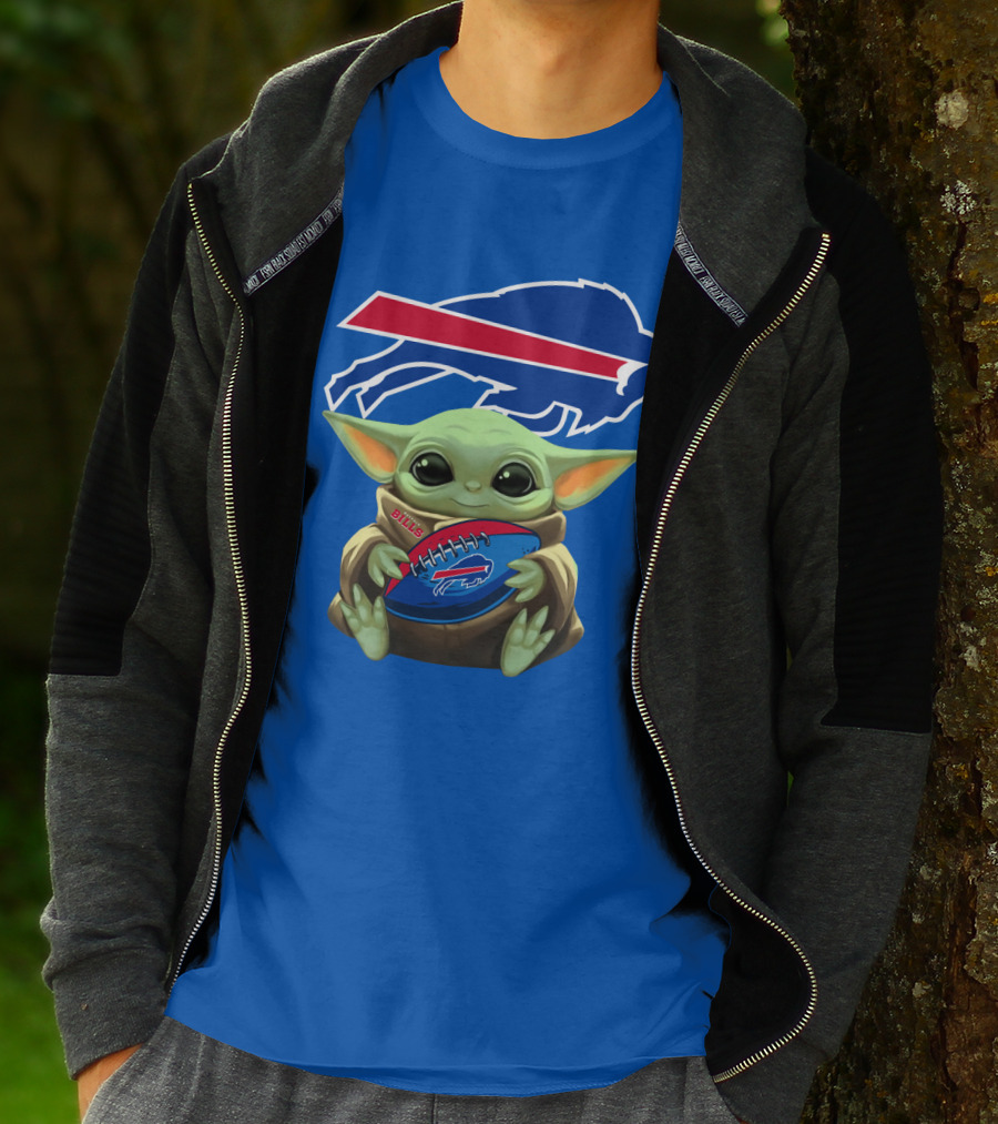 Babyyoda Bills Buffalo Football T-Shirt