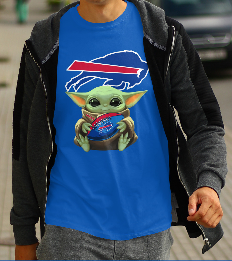 Babyyoda Bills Buffalo Football T-Shirt