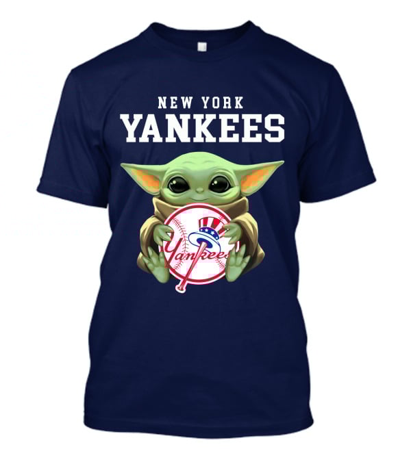New York Yankees Baby Yoda Yankees T-Shirt