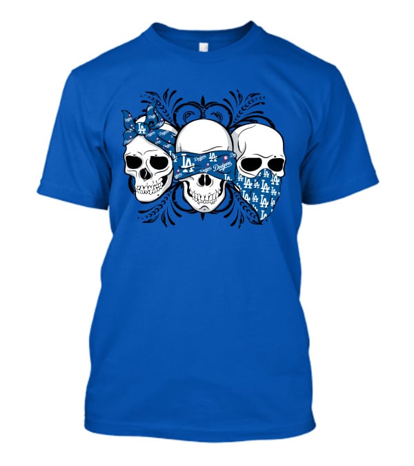 La Dodgers Skull Trio T-Shirt