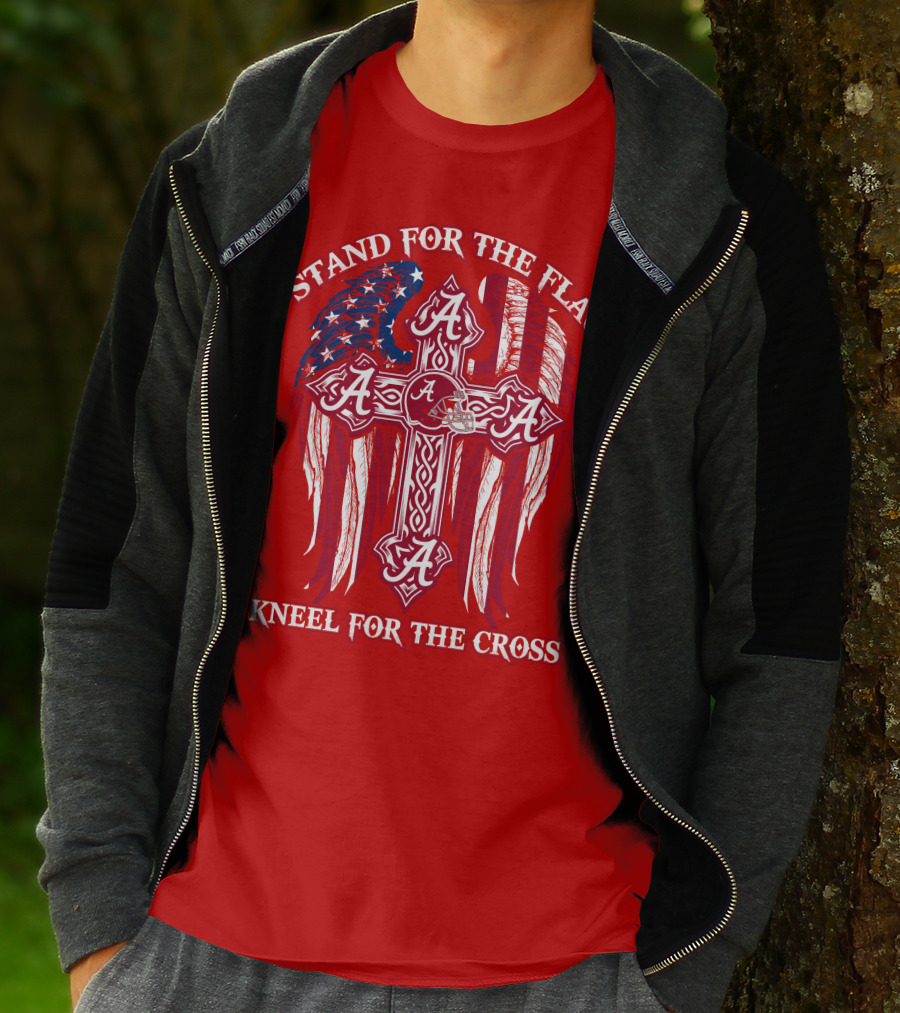 Stand For The Flag Kneel For The Cross Alabama A T-Shirt