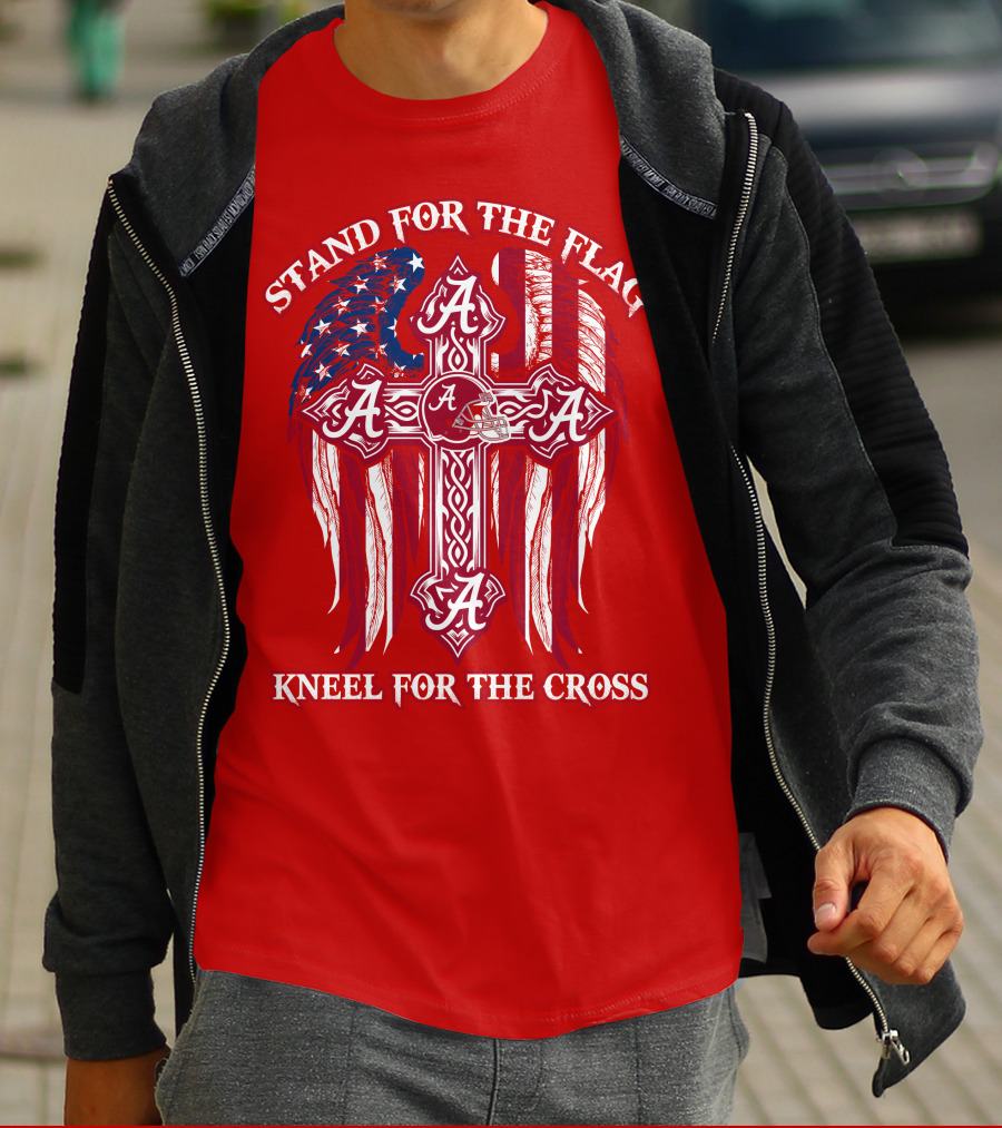 Stand For The Flag Kneel For The Cross Alabama A T-Shirt