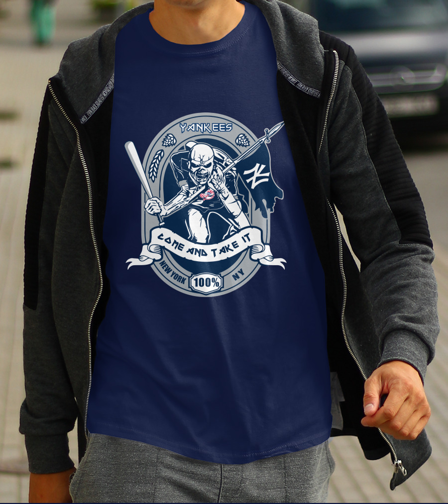 Yankees Come And Take It New York 100% Ny T-Shirt
