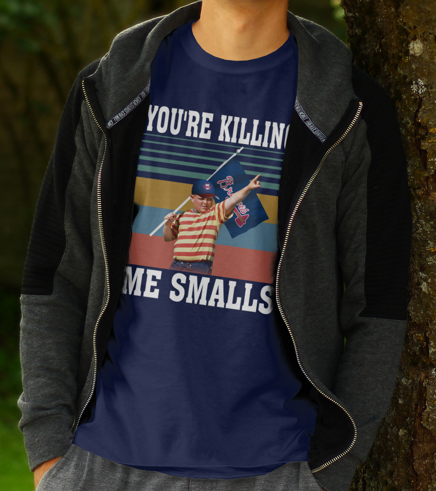 You're Killing Me Smalls Braves Flag Stripes T-Shirt