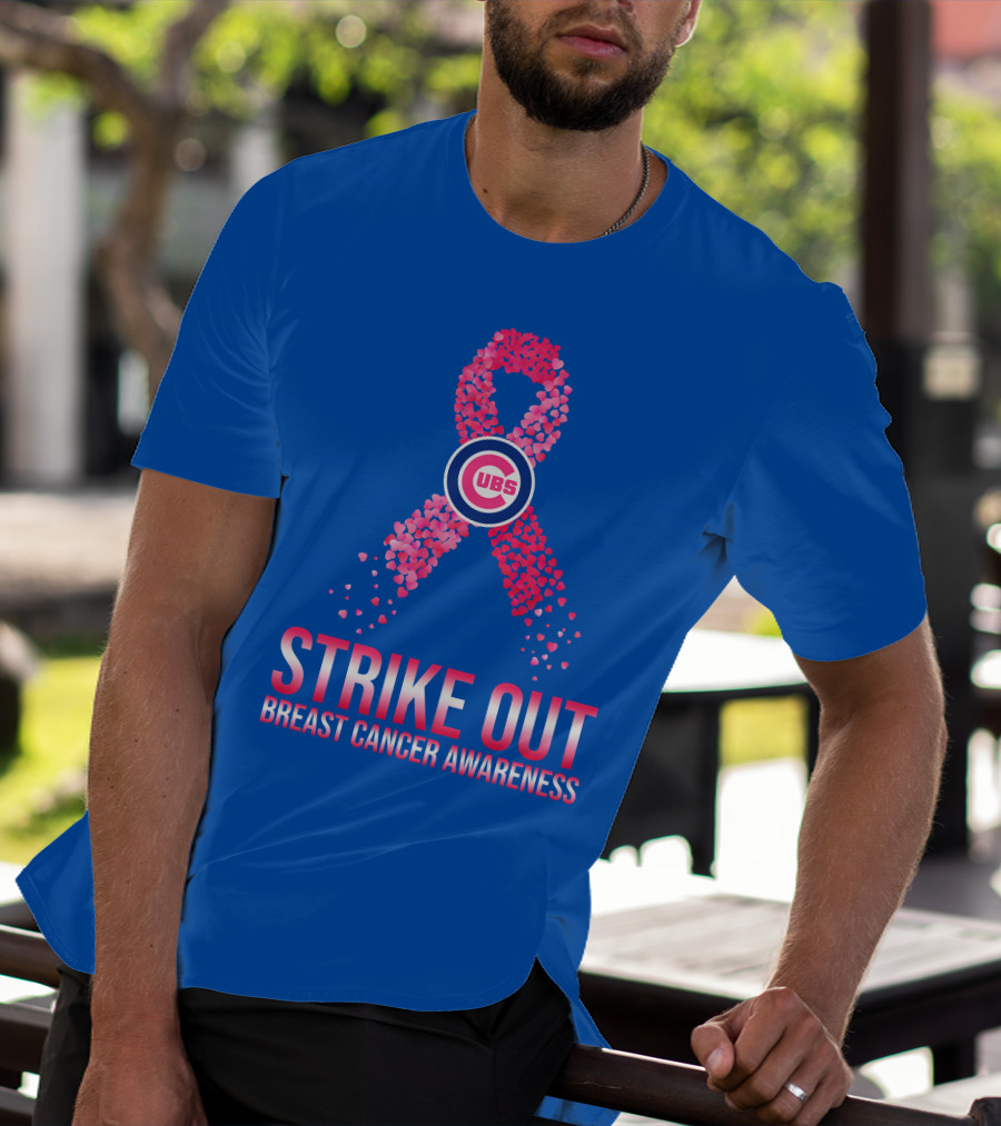Cubs Strike Out Breast Cancer Awareness T-Shirt