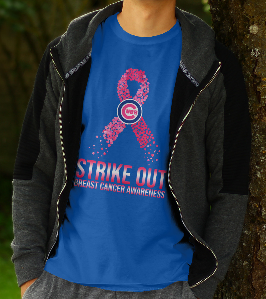 Cubs Strike Out Breast Cancer Awareness T-Shirt