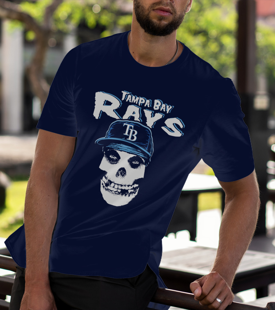 Tampa Bay Rays Tb Skull T-Shirt