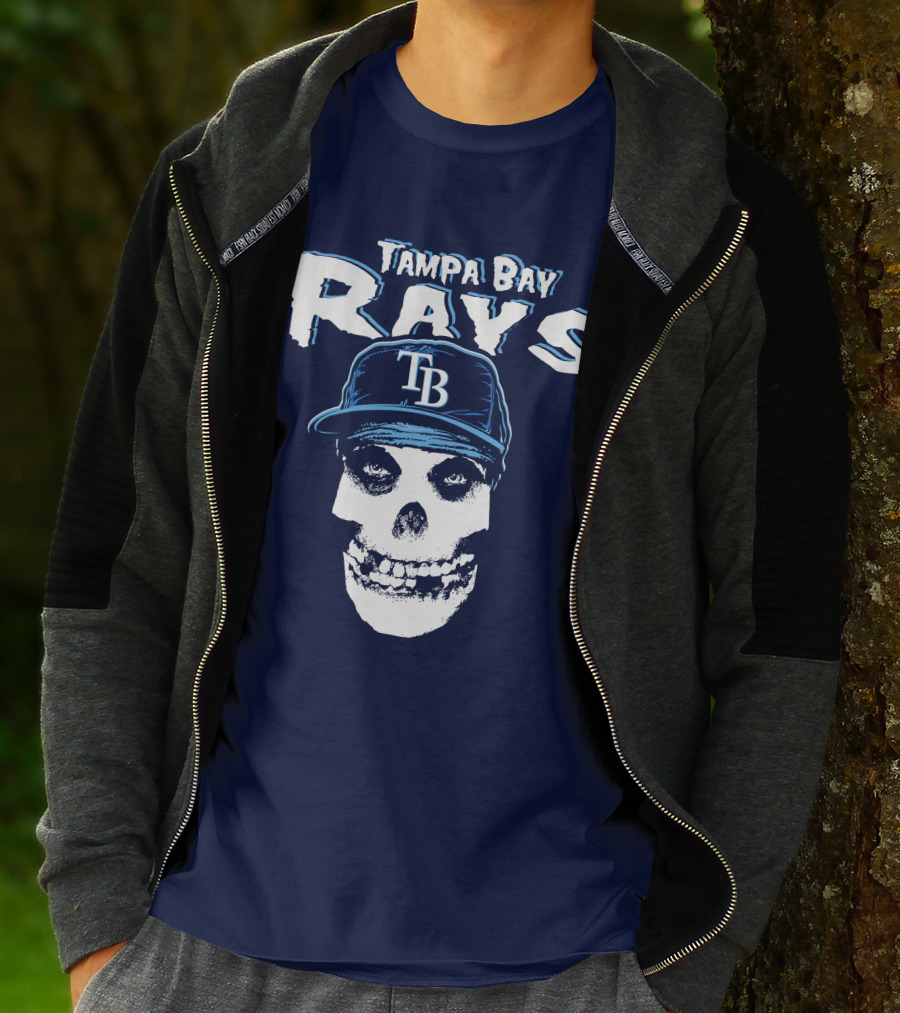 Tampa Bay Rays Tb Skull T-Shirt