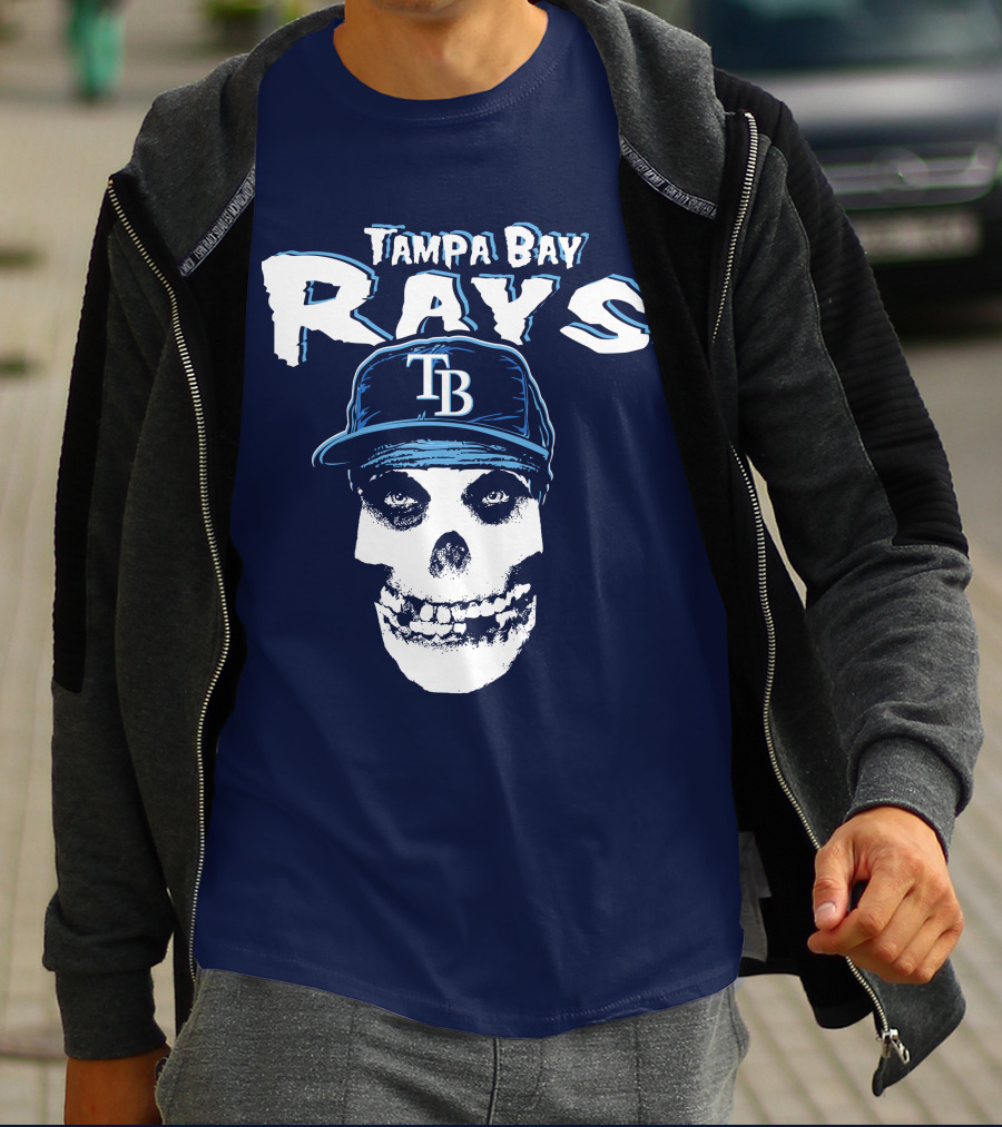 Tampa Bay Rays Tb Skull T-Shirt