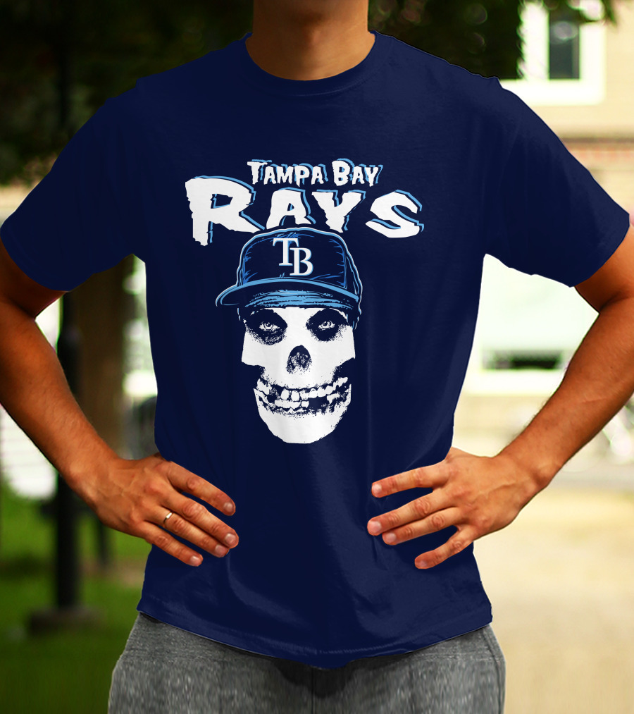 Tampa Bay Rays Tb Skull T-Shirt