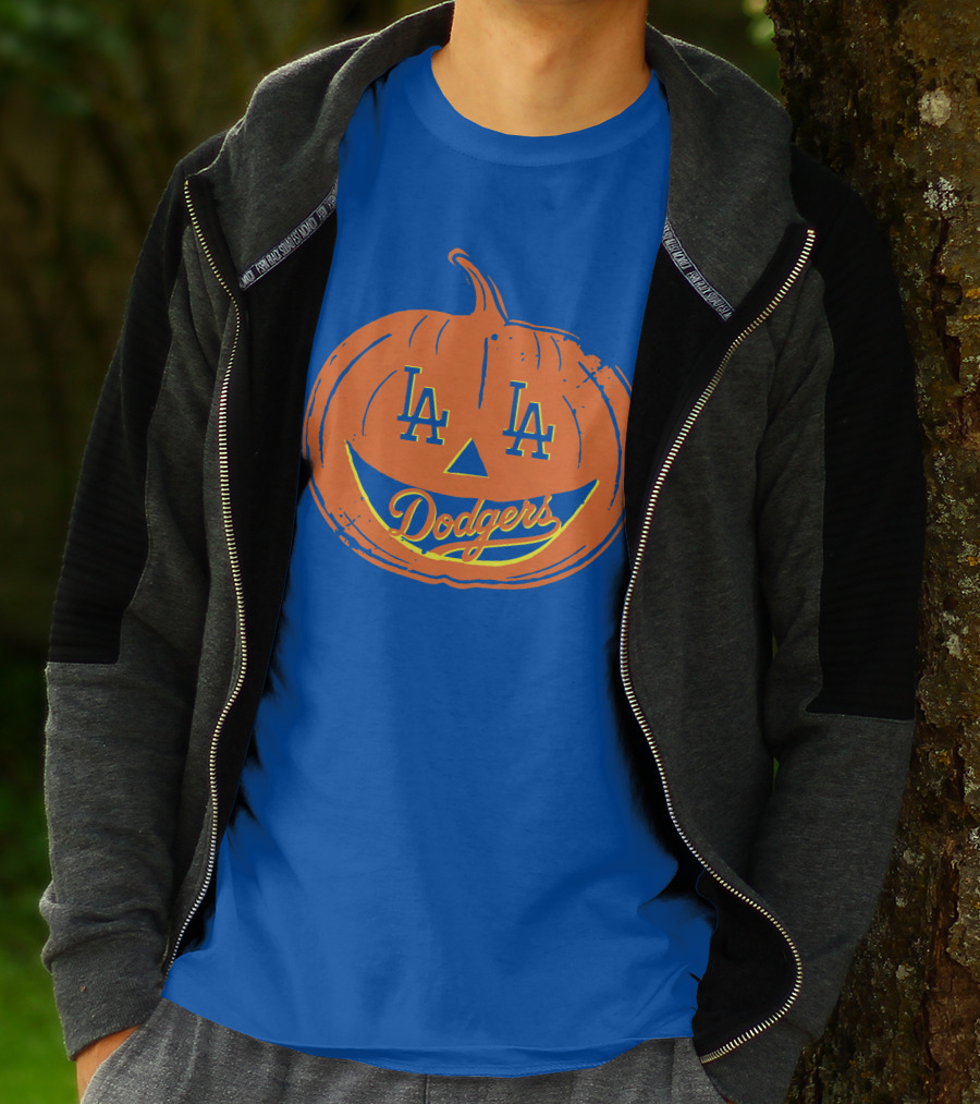 La Dodgers Halloween Pumpkin T-Shirt