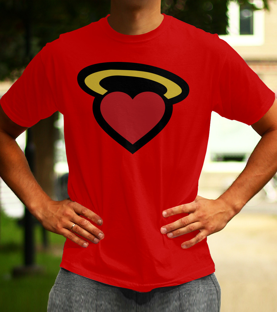 Poppin Store Miami Heat Heart Halo T-Shirt