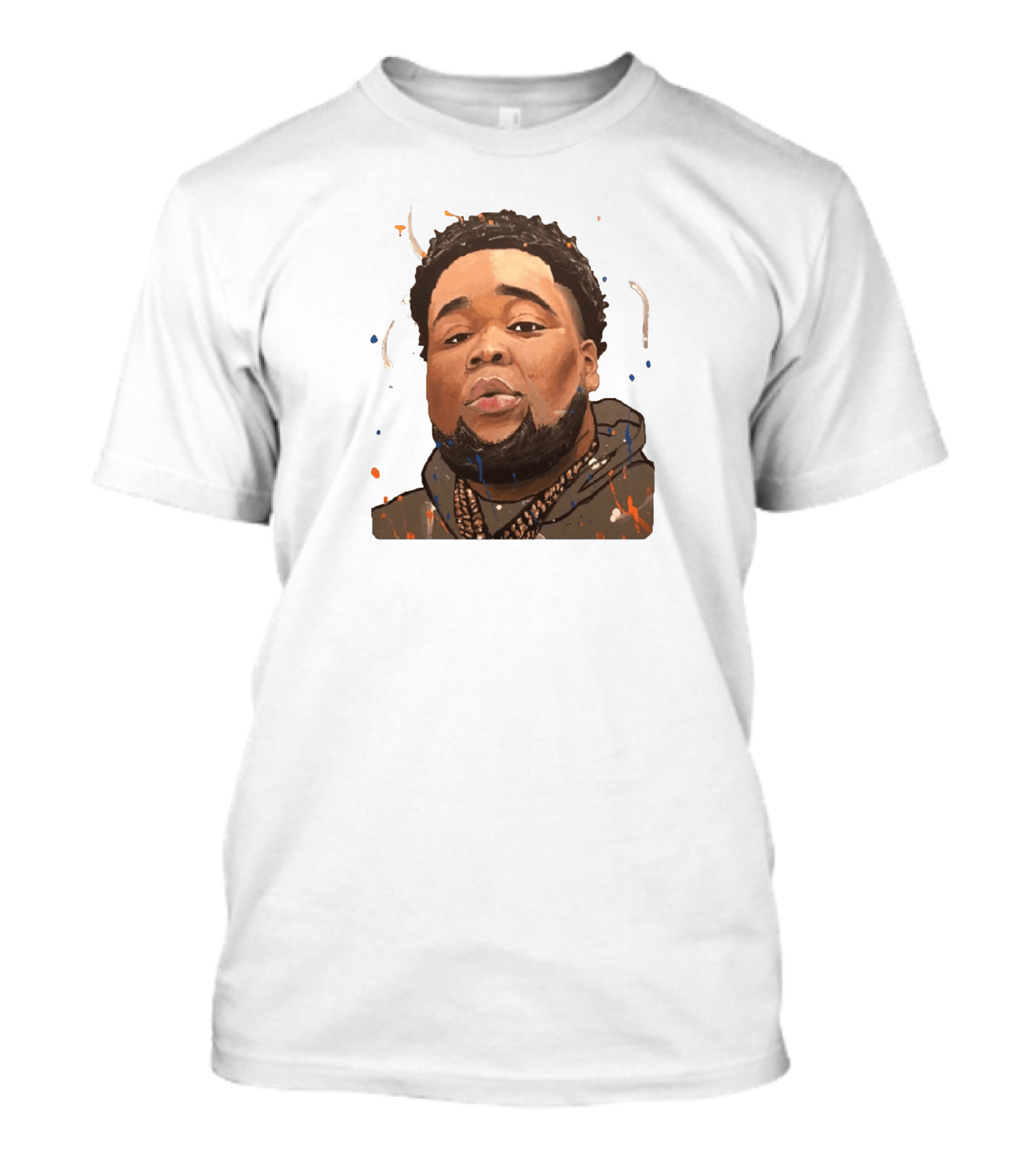 Rod Wave Hoodie Portrait Splash T-Shirt
