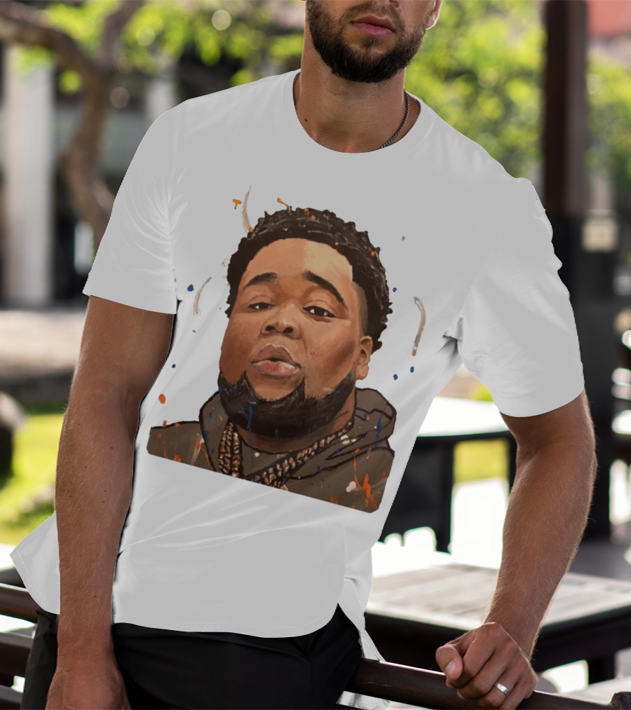 Rod Wave Hoodie Portrait Splash T-Shirt