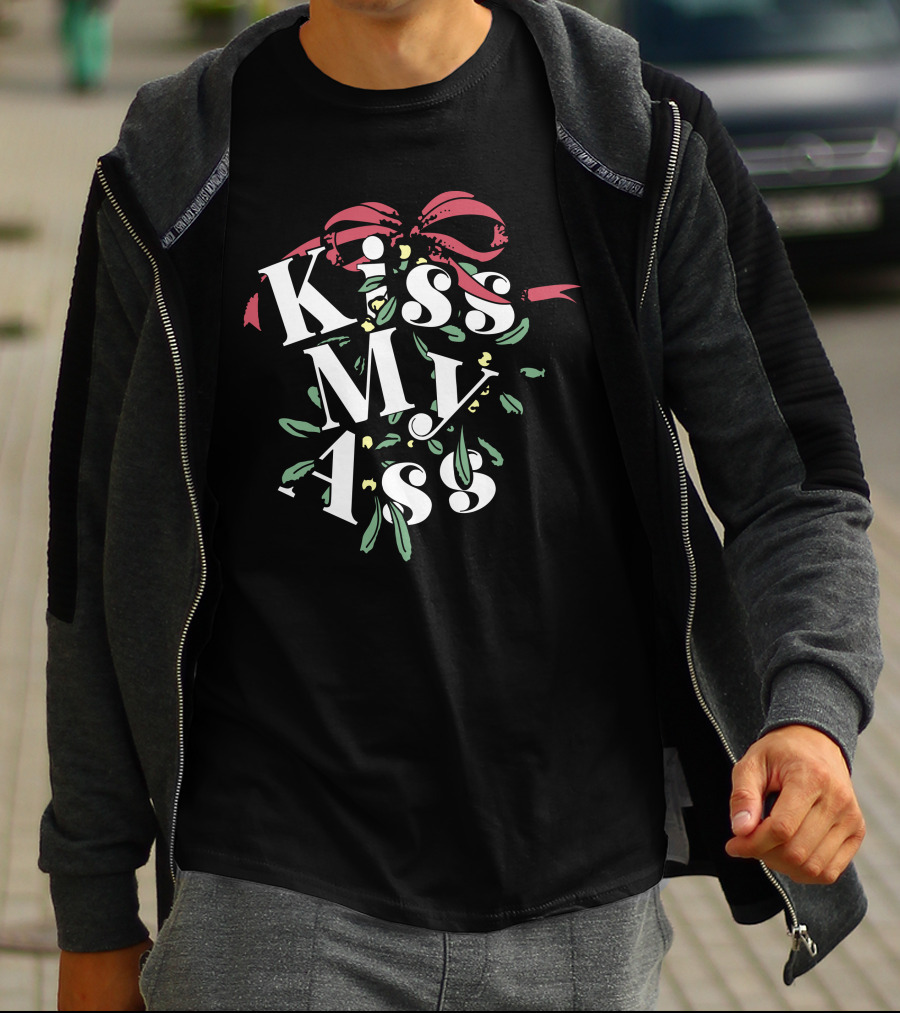 Kiss My Ass Cody Ko Merch Mistletoe Bow T-Shirt