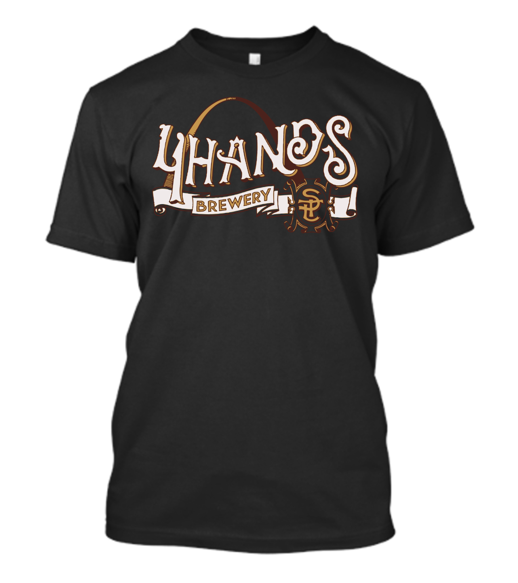 4 Hands Brewing Brewery St. Louis Arch Icon T-Shirt