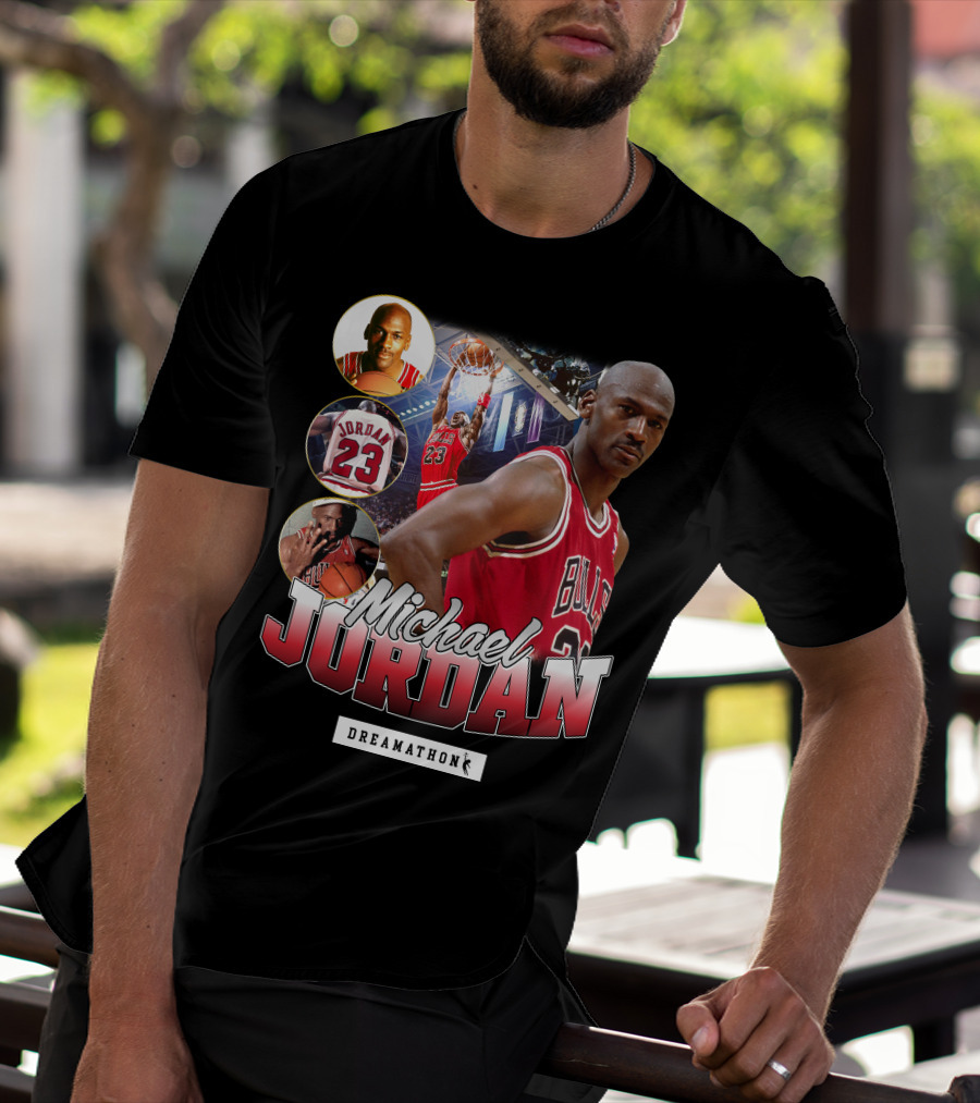 Michael Jordan Dreamathon 23 Basketball T-Shirt