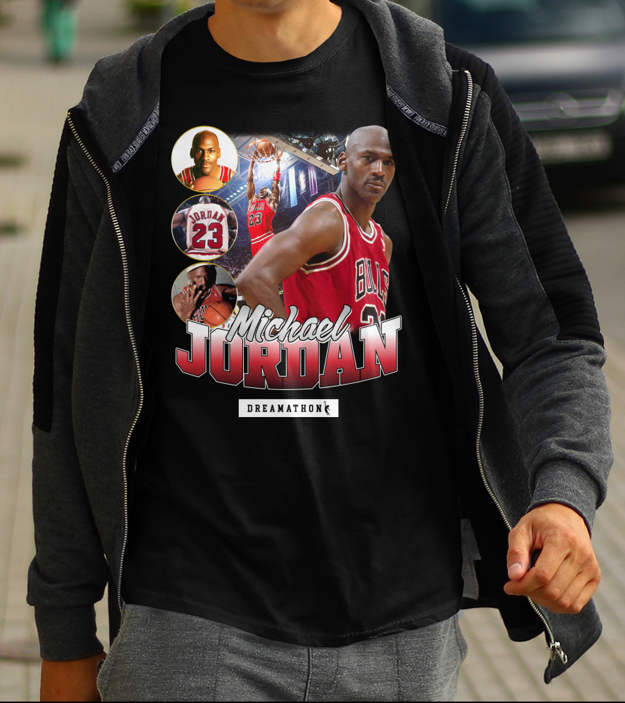 Michael Jordan Dreamathon 23 Basketball T-Shirt