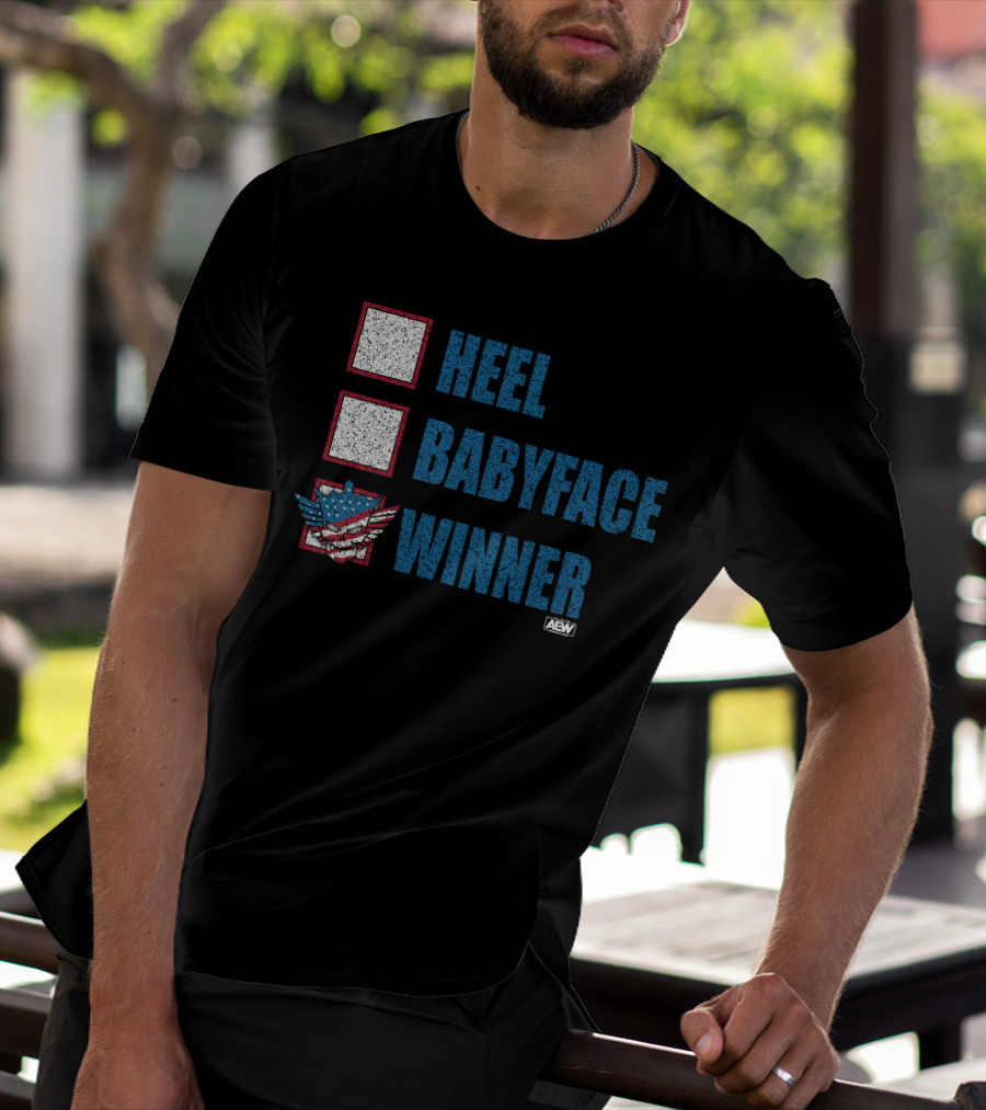 Cody Rhodes AEW Heel Babyface Winner T-Shirt