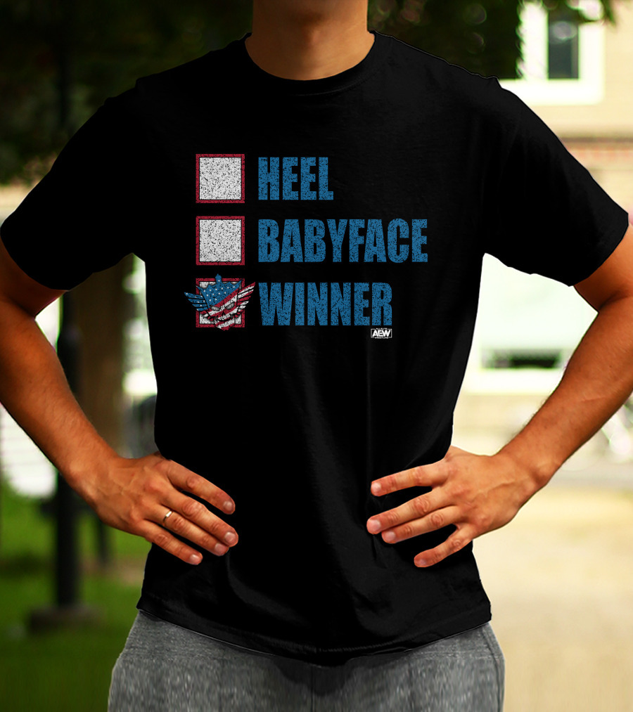 Cody Rhodes AEW Heel Babyface Winner T-Shirt