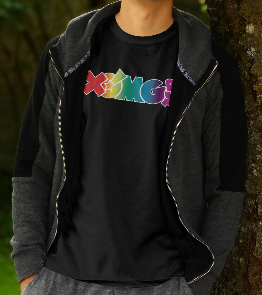 XOMG Pop Rainbow Starburst T-Shirt