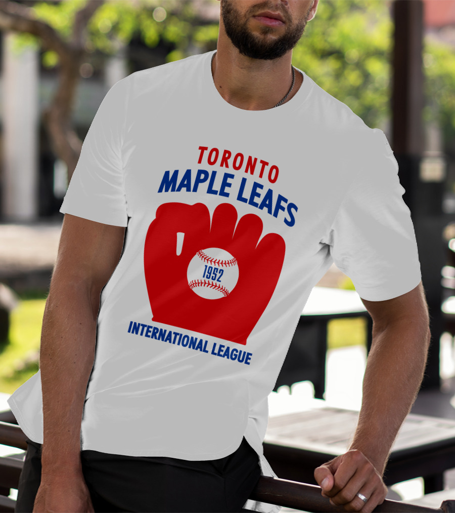 Toronto Maple Leafs 1952 International League Baseball Glove T-Shirt