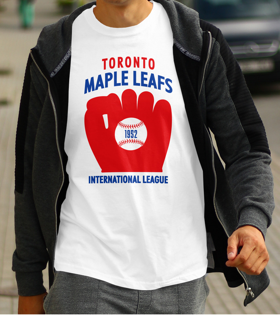 Toronto Maple Leafs 1952 International League Baseball Glove T-Shirt