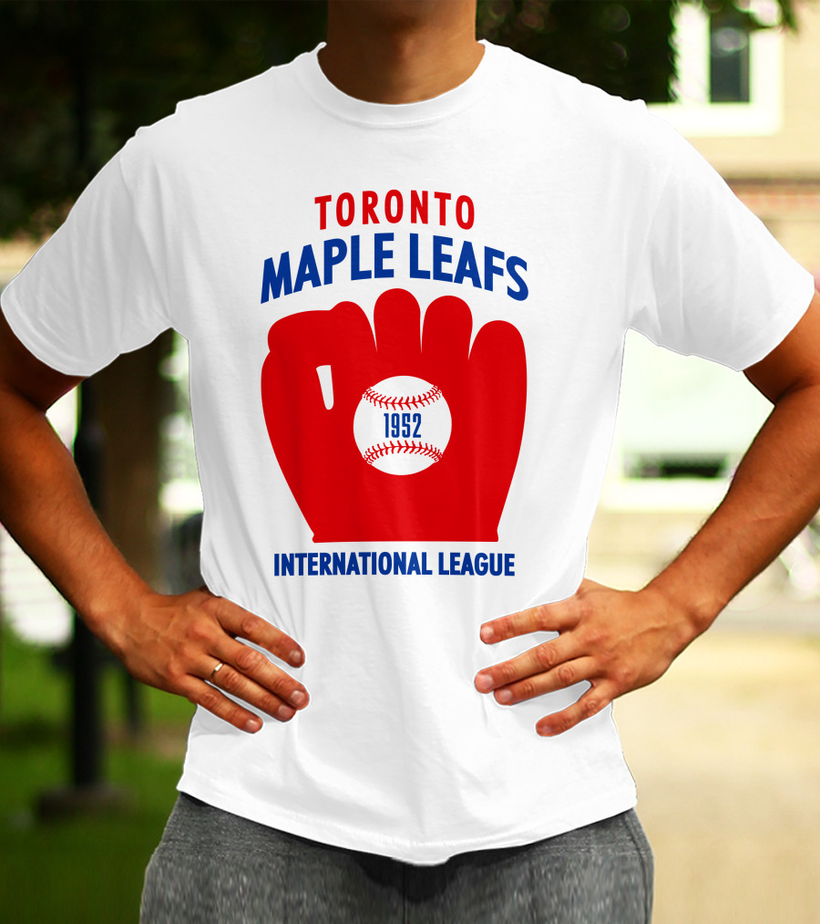 Toronto Maple Leafs 1952 International League Baseball Glove T-Shirt