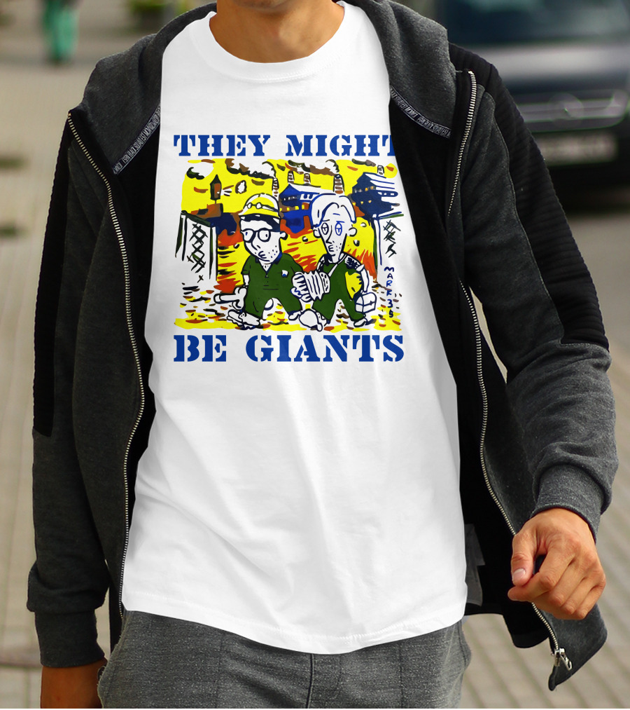 They Might Be Giants Comic Duo Factory Scene T-Shirt