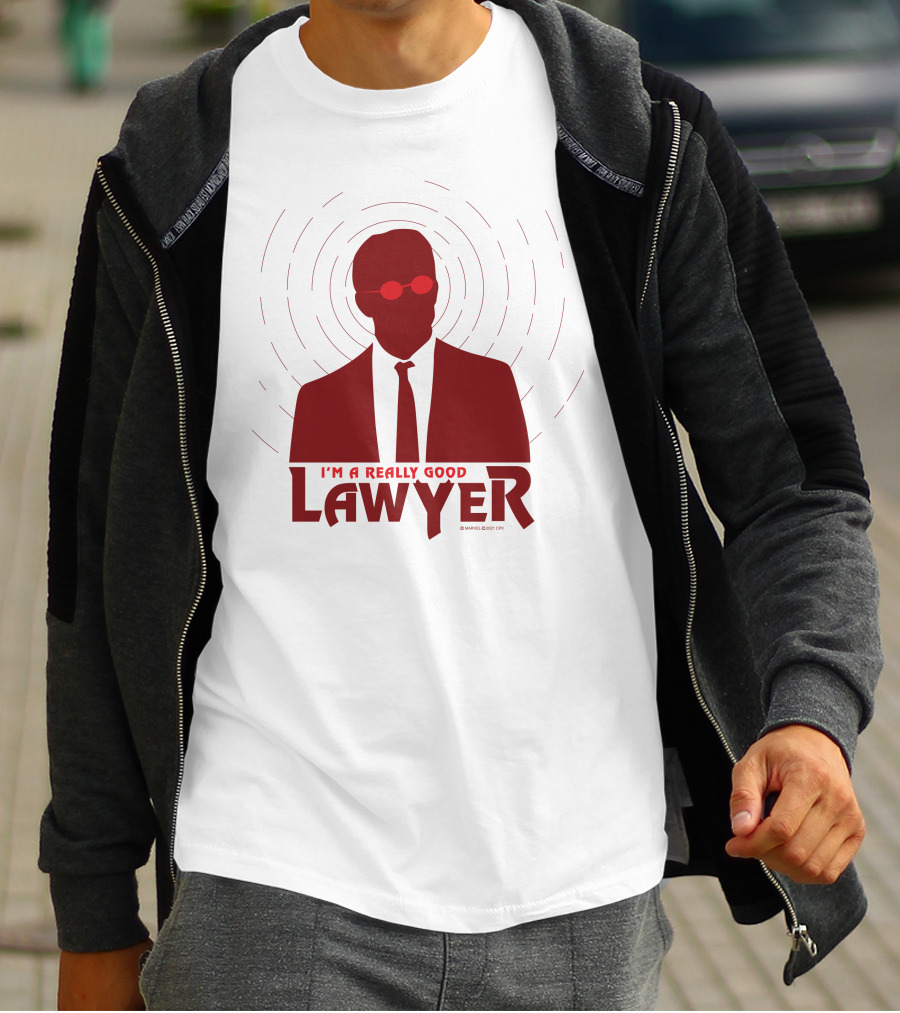 I'm A Really Good Lawyer Silhouette Red Sunglasses T-Shirt