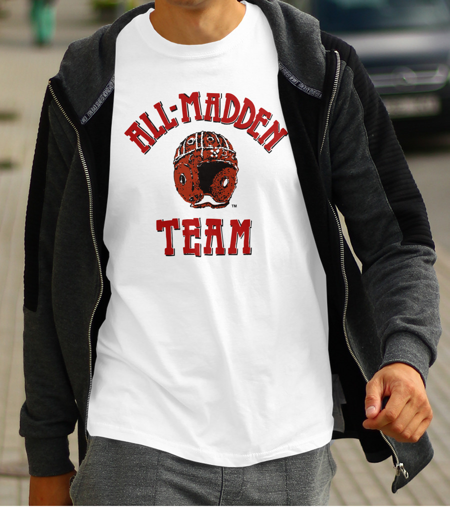 All Madden Team 1992 Old School Football Video T-Shirt