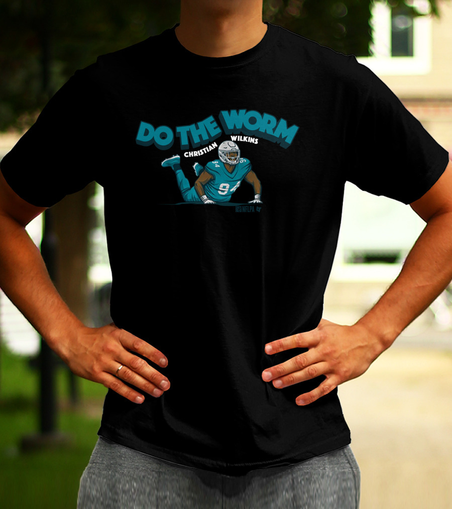 Christian Wilkins Do The Worm Football T-Shirt