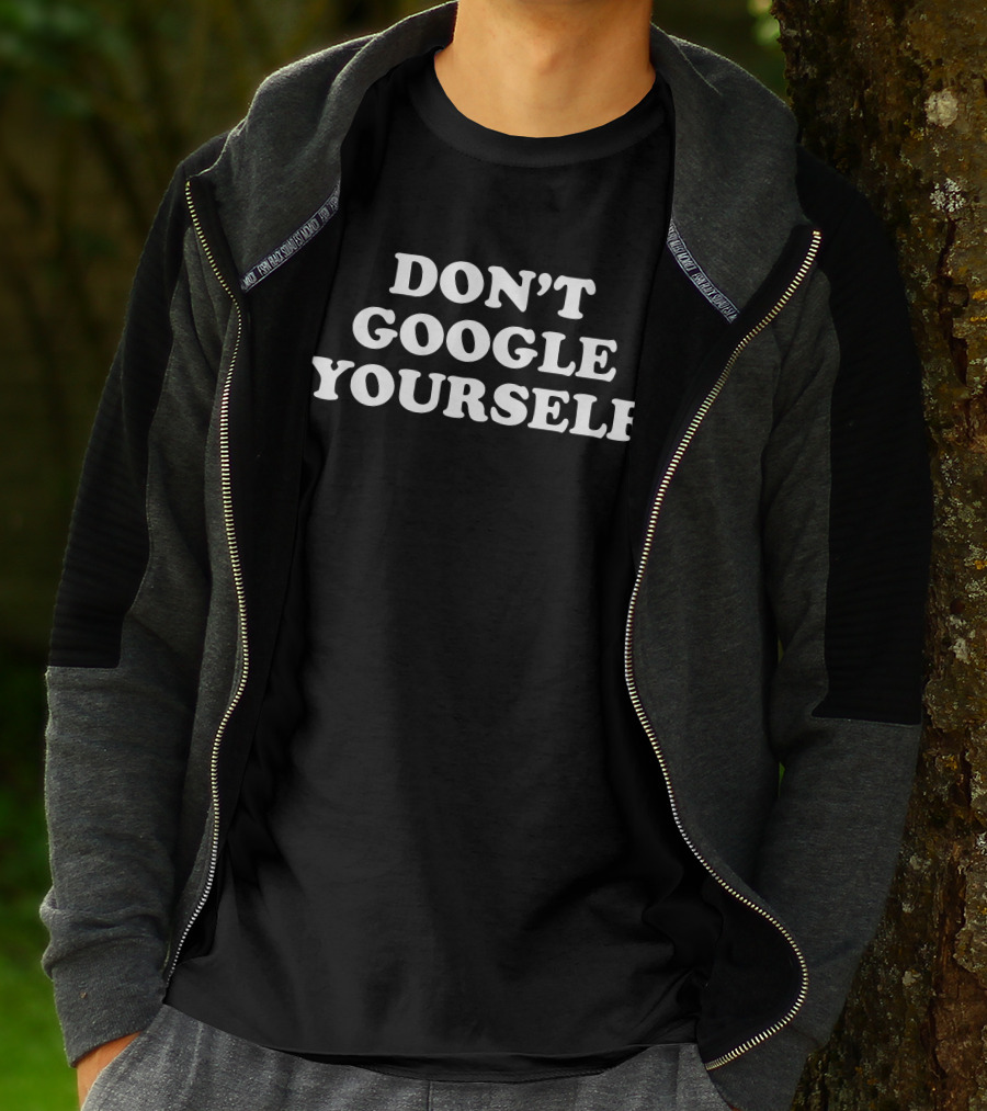 Mikey Way Collaboration With Don't Google Yourself Phrase T-Shirt