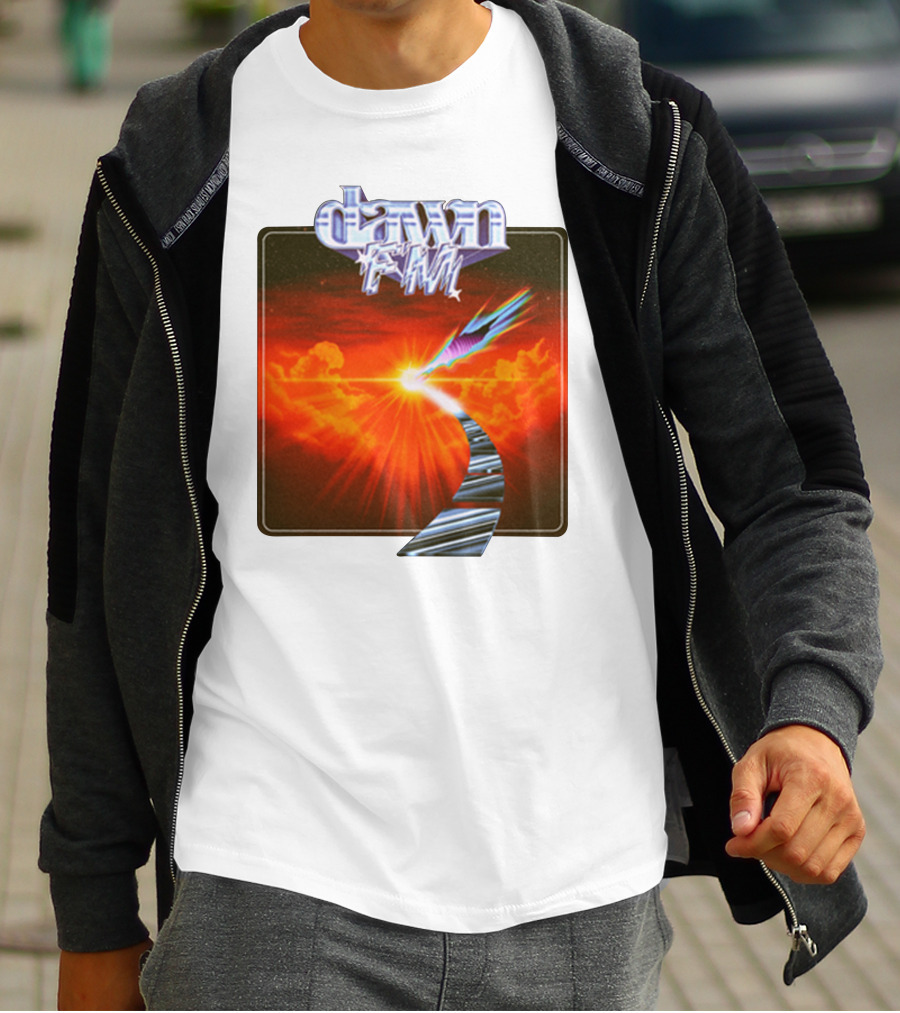 Dawn FM Album Cover Retro Sunset Pathway T-Shirt