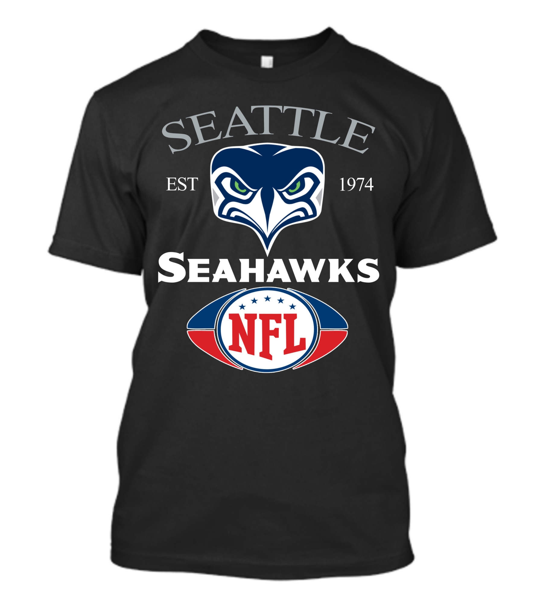 Seattle Seahawks 14 Est 1974 Nfl T-Shirt