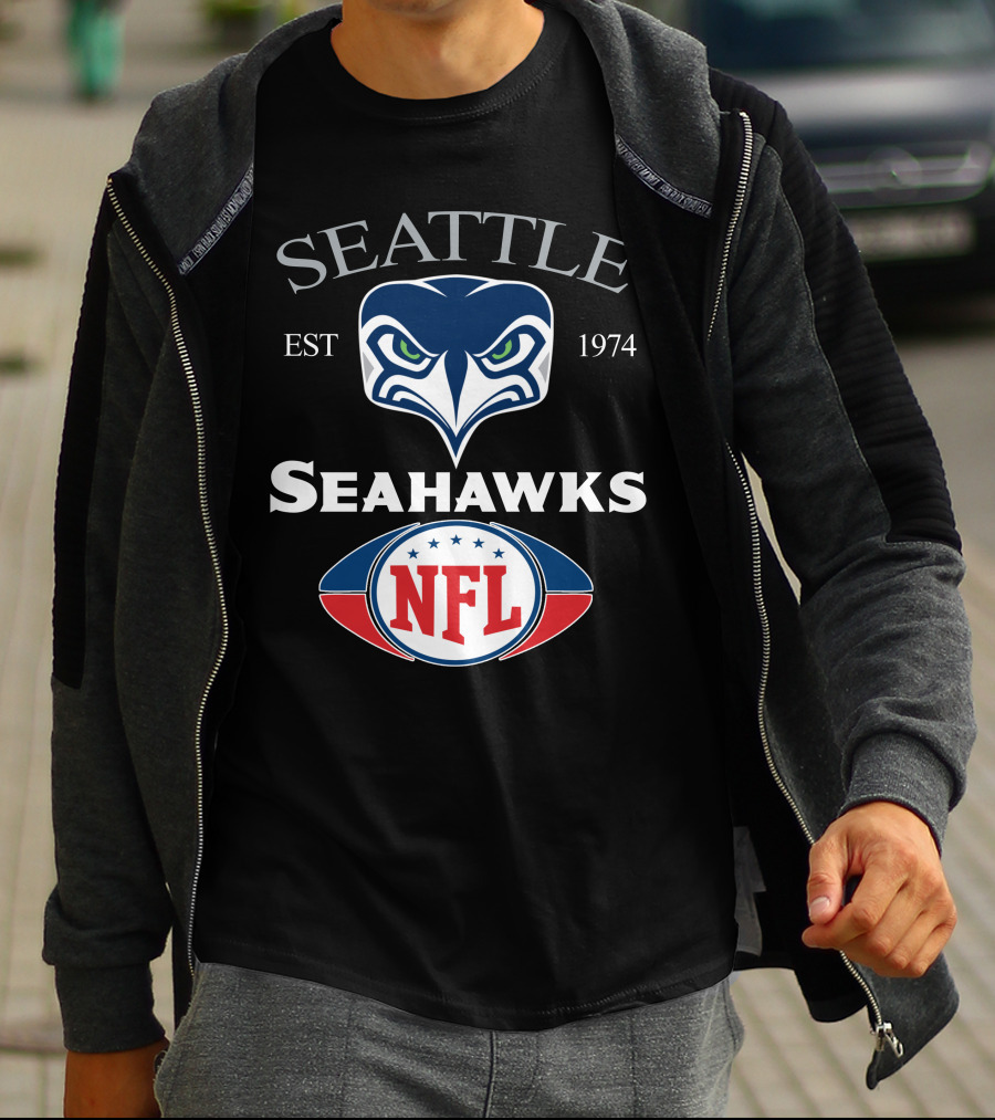 Seattle Seahawks 14 Est 1974 Nfl T-Shirt