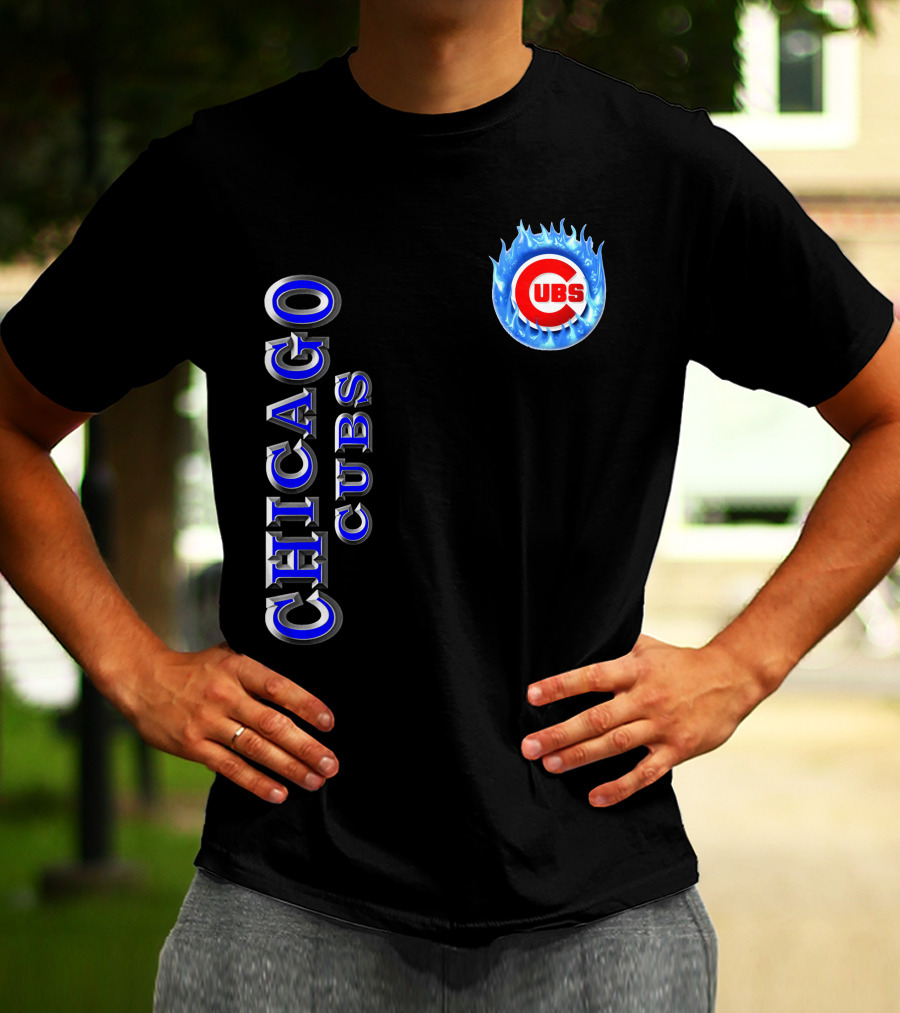 Chicago Cubs Cubs Flame T-Shirt