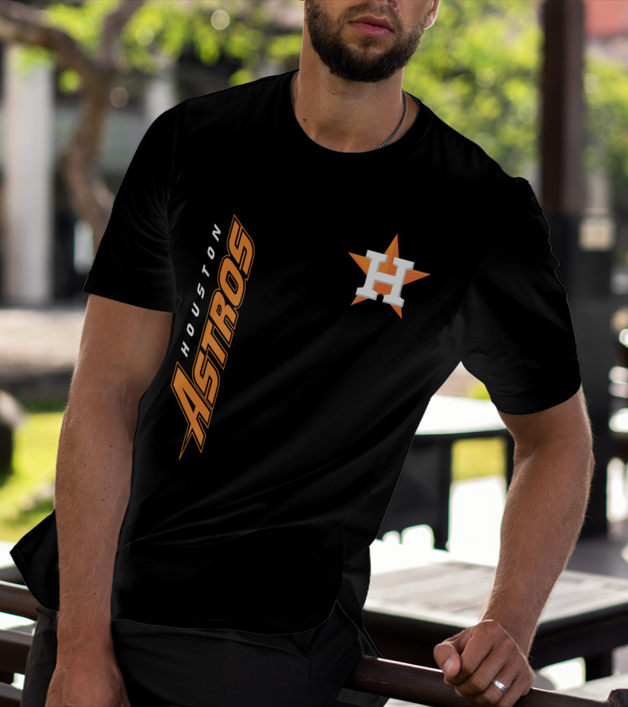 Houston Astros Mlb Team Logo H Star T-Shirt