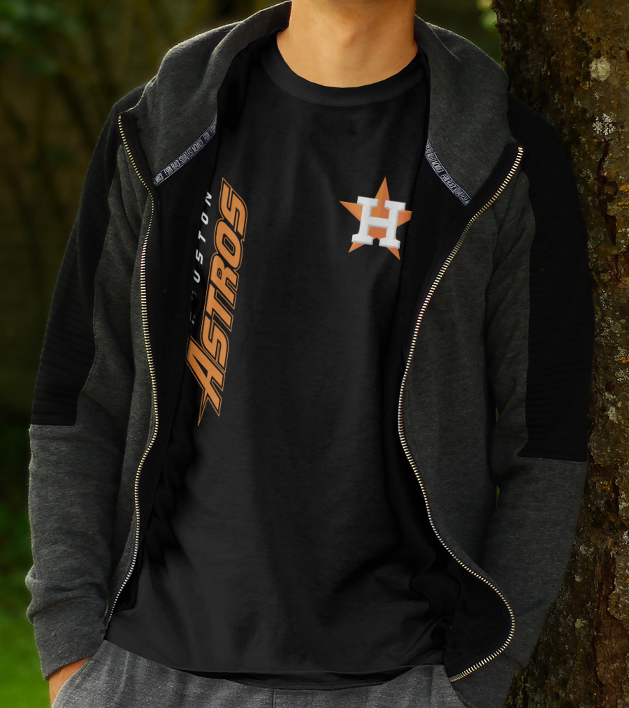 Houston Astros Mlb Team Logo H Star T-Shirt
