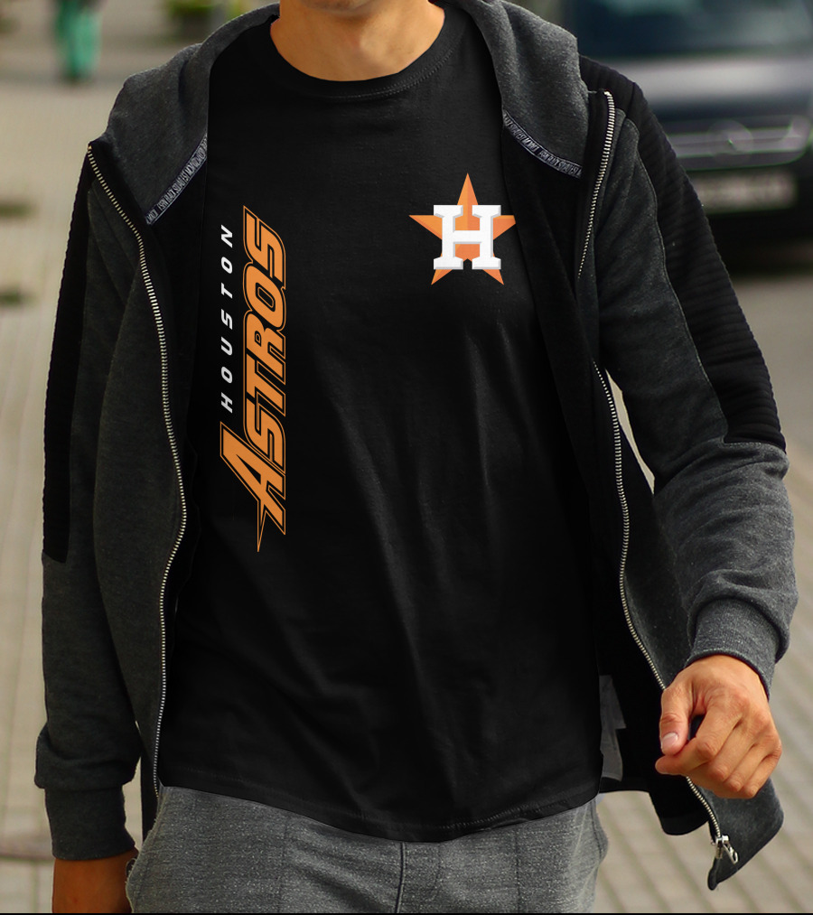 Houston Astros Mlb Team Logo H Star T-Shirt