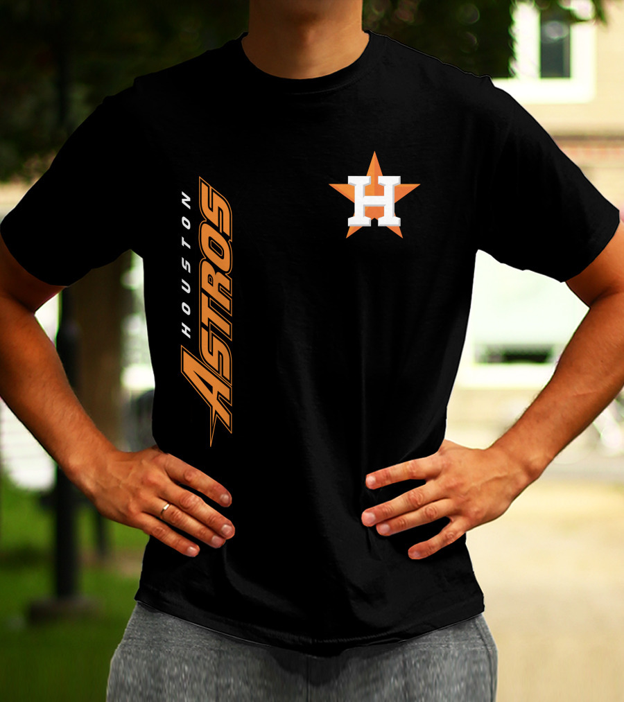 Houston Astros Mlb Team Logo H Star T-Shirt