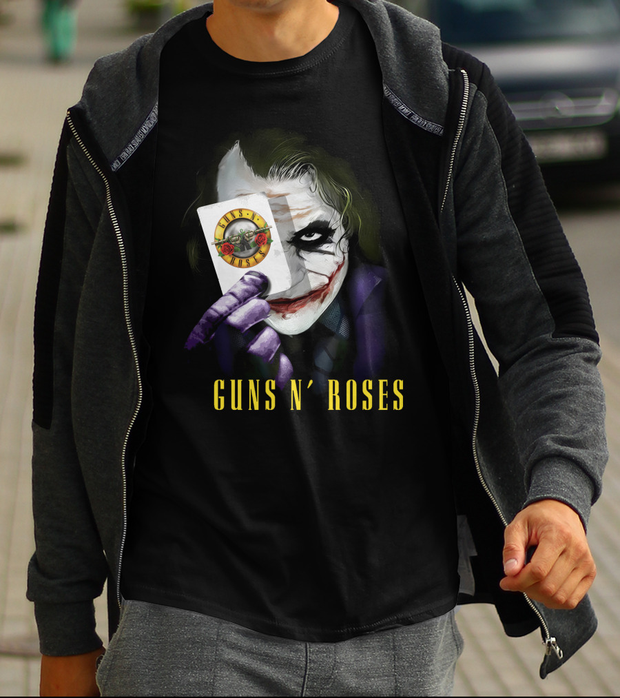 Guns N' Roses Joker Playing Card T-Shirt