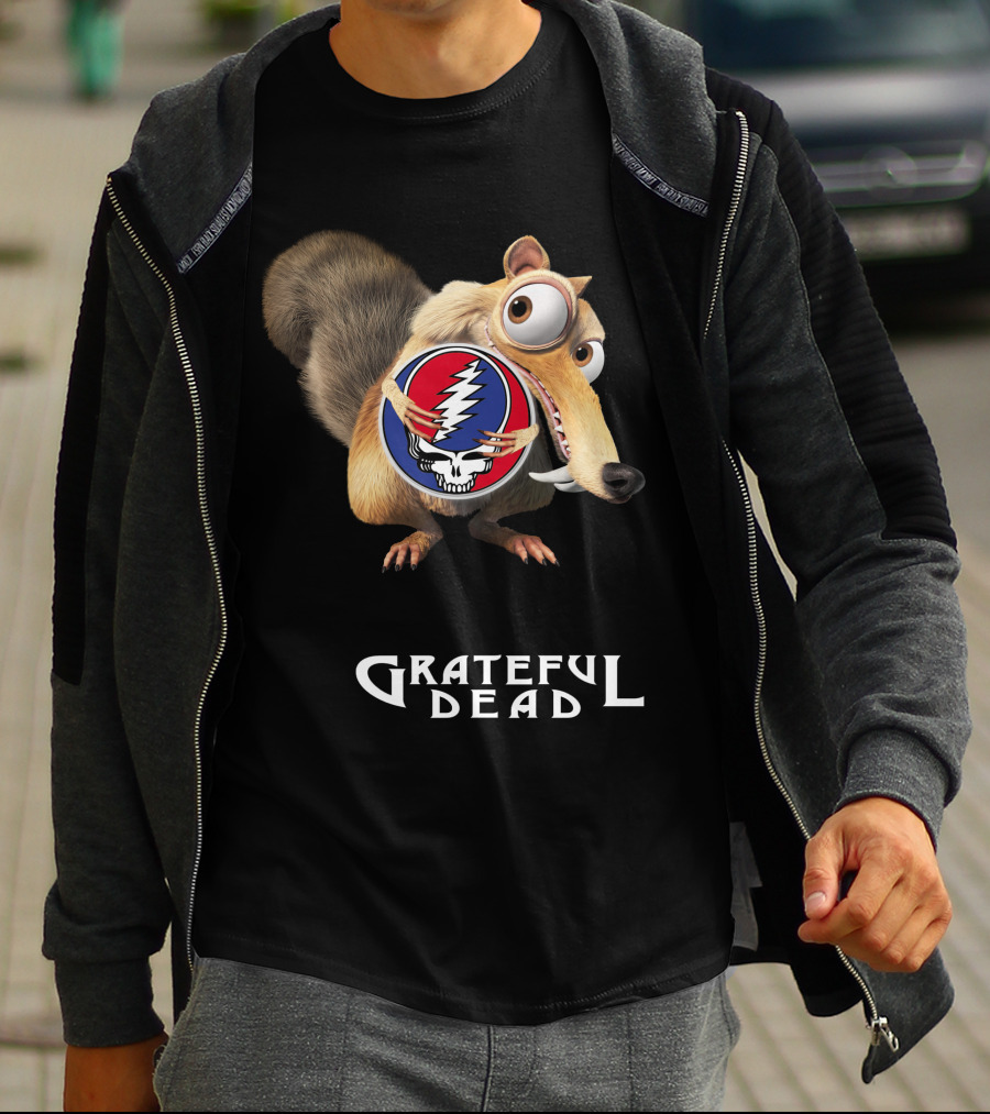 Grateful Dead Ice Age Scrat Steal Your Face T-Shirt