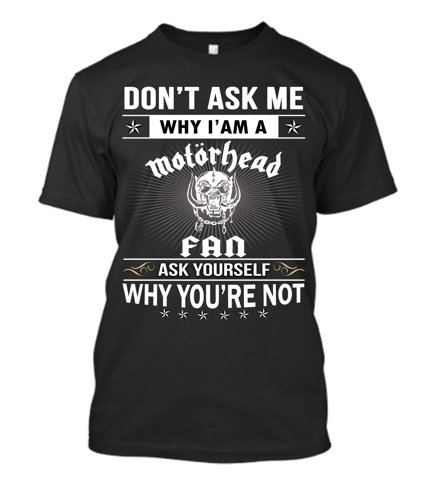 Don't Ask Me Why I'm A Motörhead Fan Ask Yourself Why You're Not T-Shirt