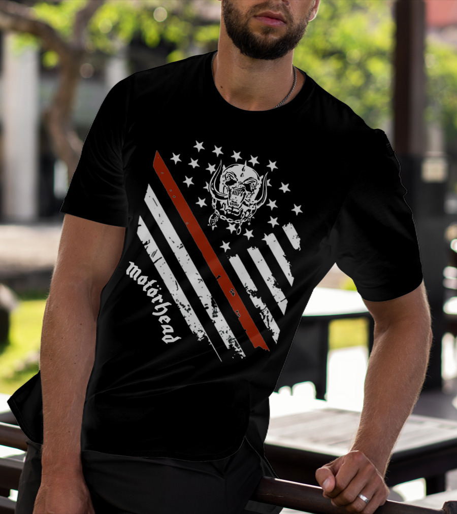 Motorhead Warpig Stars And Stripes T-Shirt