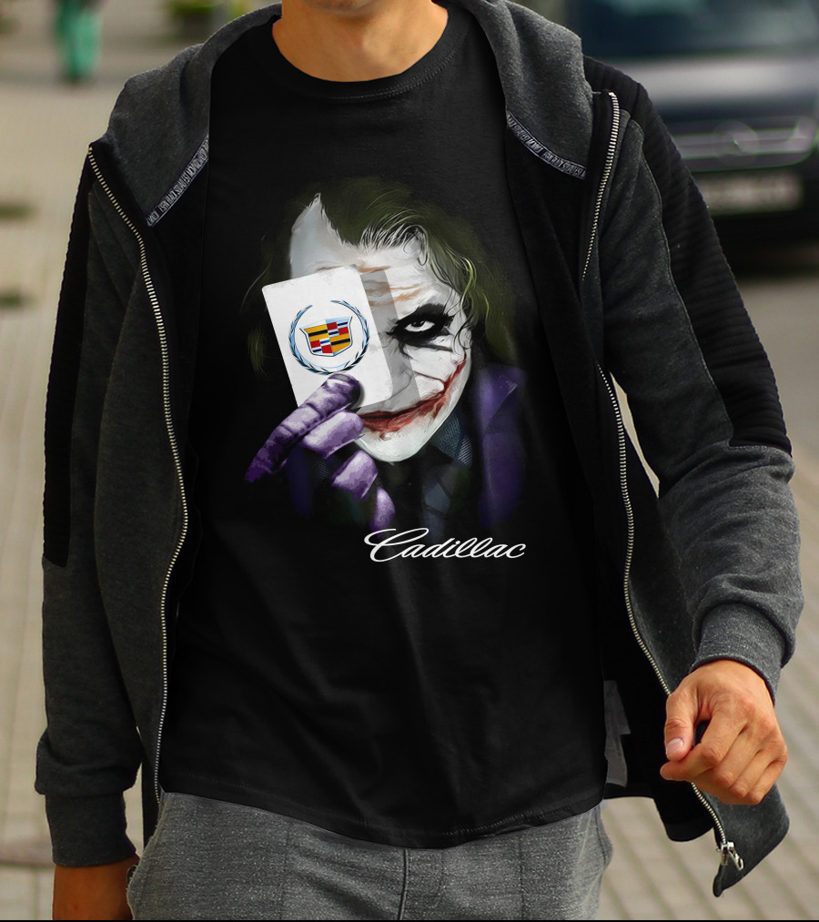 Cadillac Joker Playing Card T-Shirt